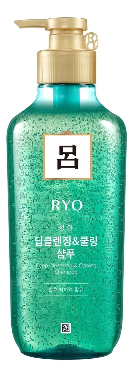 Освежающий шампунь для жирной кожи головы RYO Deep Cleansing & Cooling Shampoo