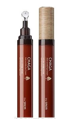 Крем для век от морщин с экстрактом гриба чага The Saem Chaga Anti-wrinkle Eye Cream