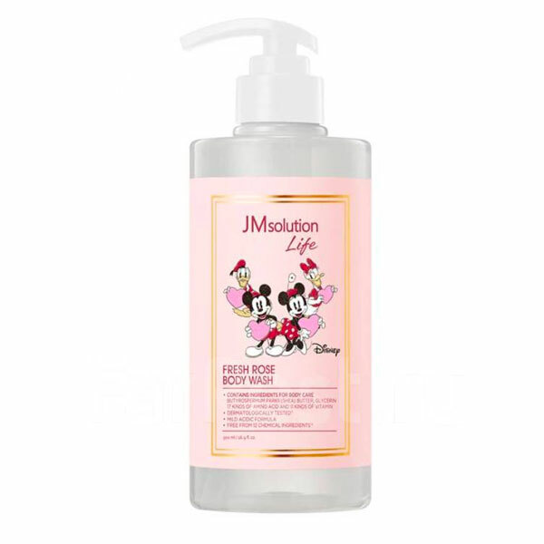 Гель для душа с экстрактом розы JMSolution Life Disney Fresh Rose Body Wash