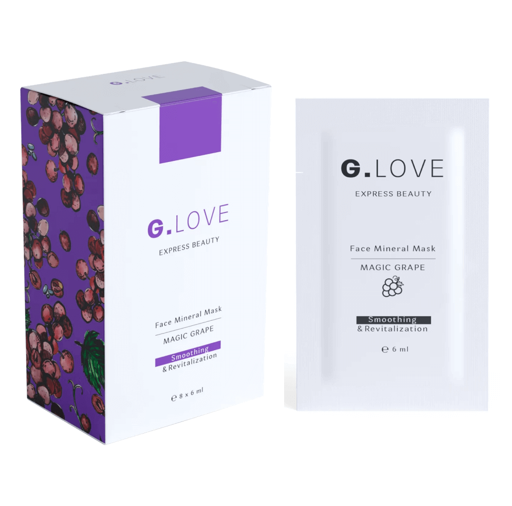 Разглаживающая маска с минералами  G.Love Face Mineral Mask Magic Grape
