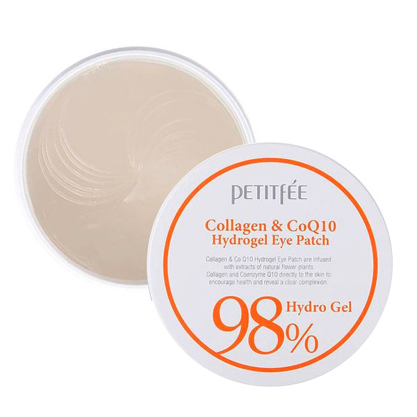 Гидрогелевые патчи для век с коллагеном и коэнзимом Q10 Petitfee Collagen&CoQ10 Hydrogel Eye Patch