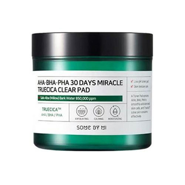 Кислотные пэды для проблемной кожи Some By Mi AHA BHA PHA 30 Days Miracle Truecica Clear Pad