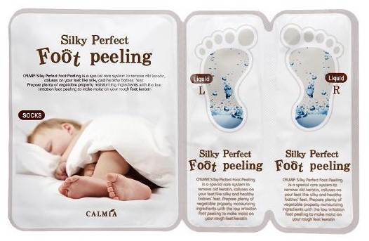 Пилинг-носочки для педикюра размер 35-42 Calmia Silky Perfect Foot Peeling