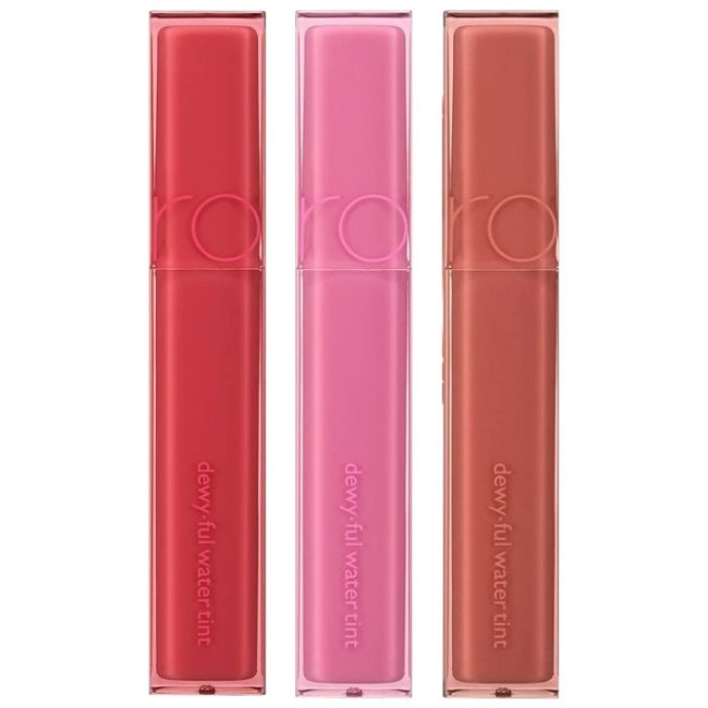 Лёгкий глянцевый тинт для губ Rom&nd Dewy Ful Water Tint