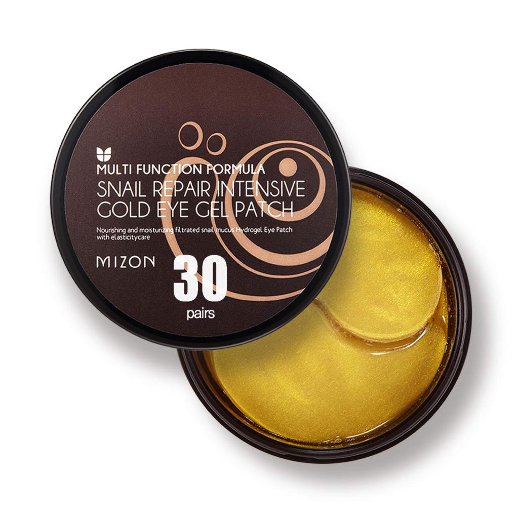 Гидрогелевые патчи для век с улиточным муцином Mizon Snail Repair Intensive Gold Eye Gel Patch