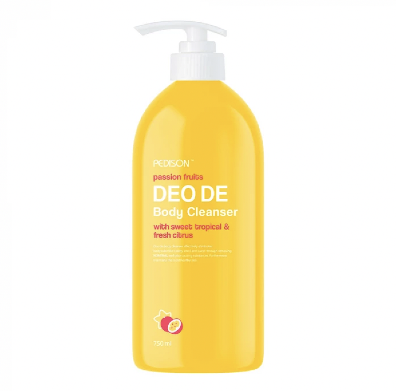 Гель для душа с ароматом тропических фруктов Pedison Deo De Body Cleanser Sweet Tropical & Fresh Citrus