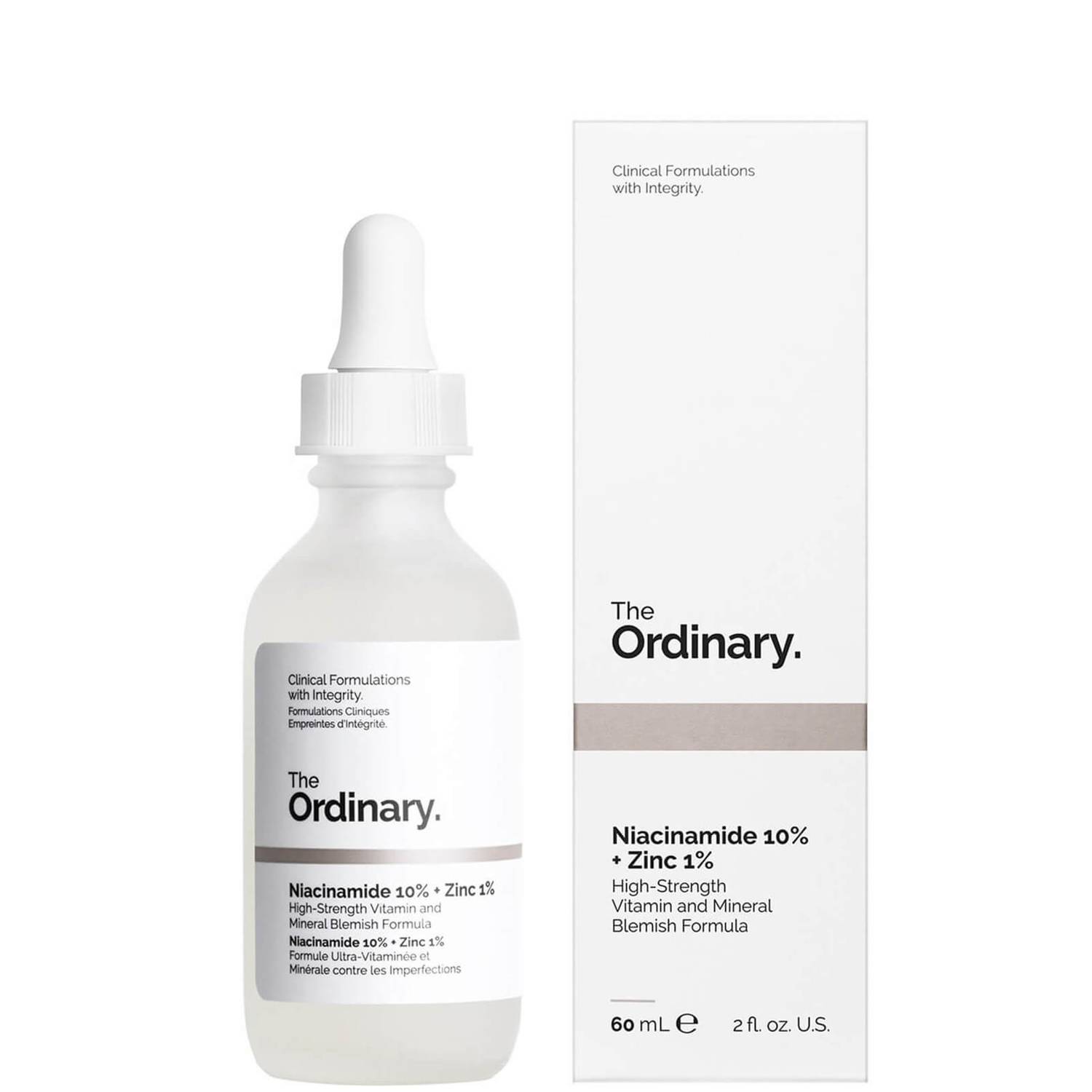 Сыворотка для проблемной кожи The Ordinary Niacinamide 10% + Zinc 1%