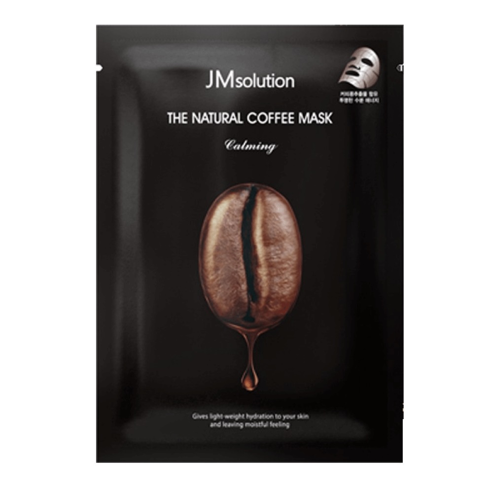 Успокаивающая тканевая маска с экстрактом кофе JMsolution The Natural Coffee Mask Calming 
