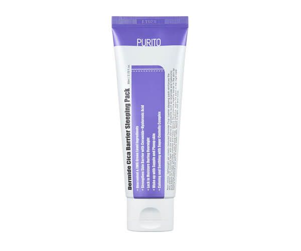 Ночная успокаивающая маска с центеллой азиатской Purito Dermide Cica Barrier Sleeping Pack