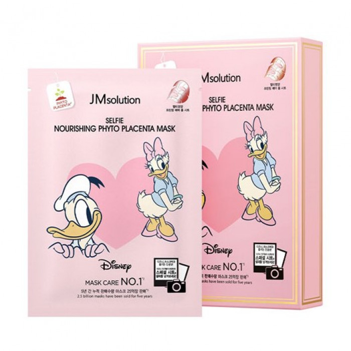 Восстанавливающая тканевая маска с фитоплацентой JMSolution Selfie Nourishing Phyto Placenta Mask