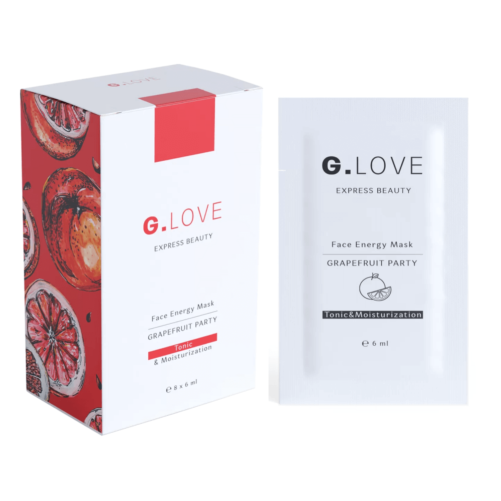 Маска для лица с ниацинамидом G.Love Face Energy Mask Grapefruit Party