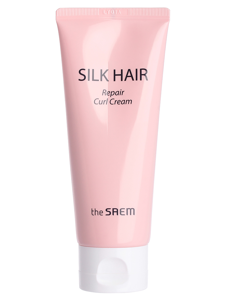 Ухаживающий крем-маска для вьющихся волос The Saem Silk Hair Repair Curl Cream