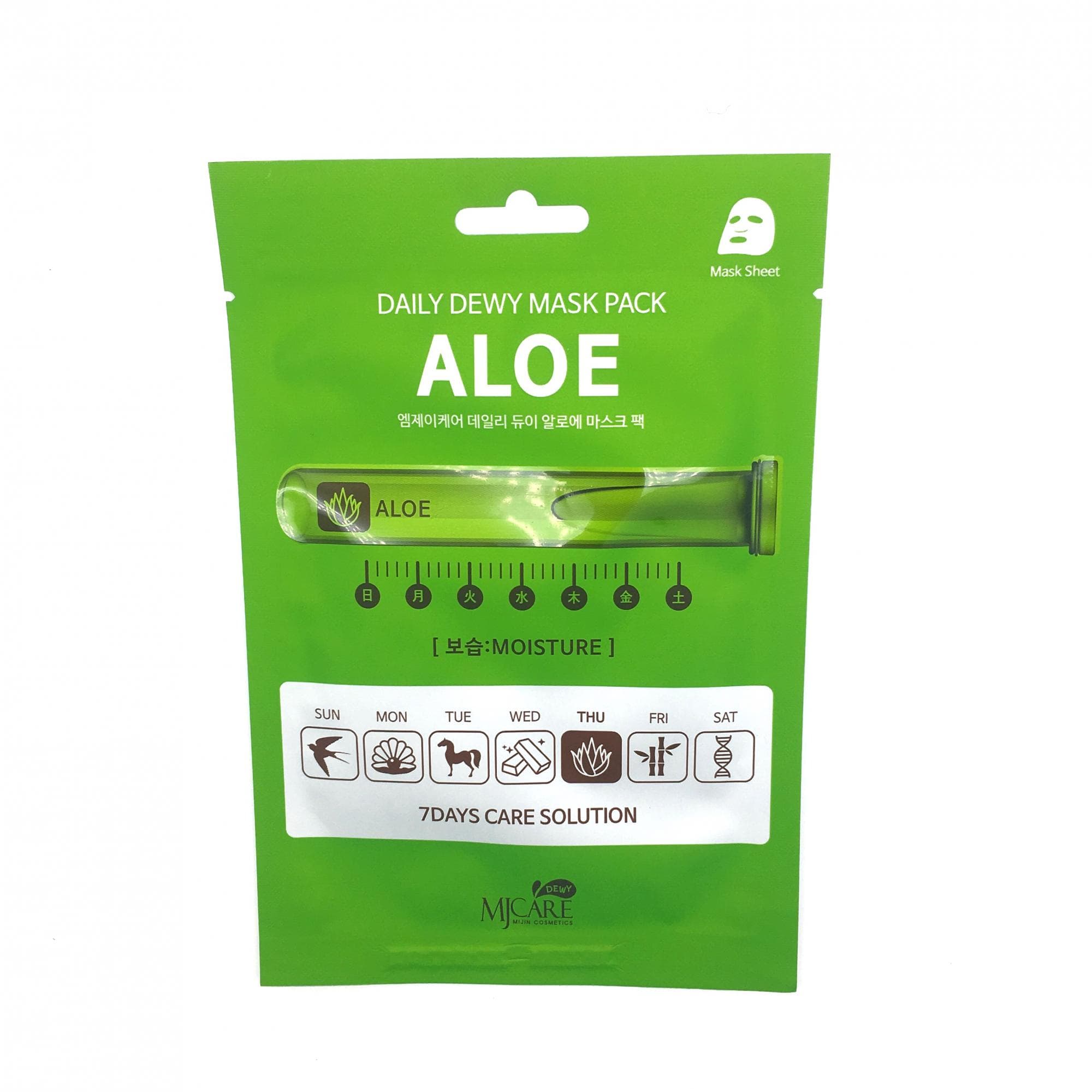 МЖ Daily Dewy Маска тканевая c экстрактом алое MJ CARE DAILY DEW MASK PACK ALOE 25гр