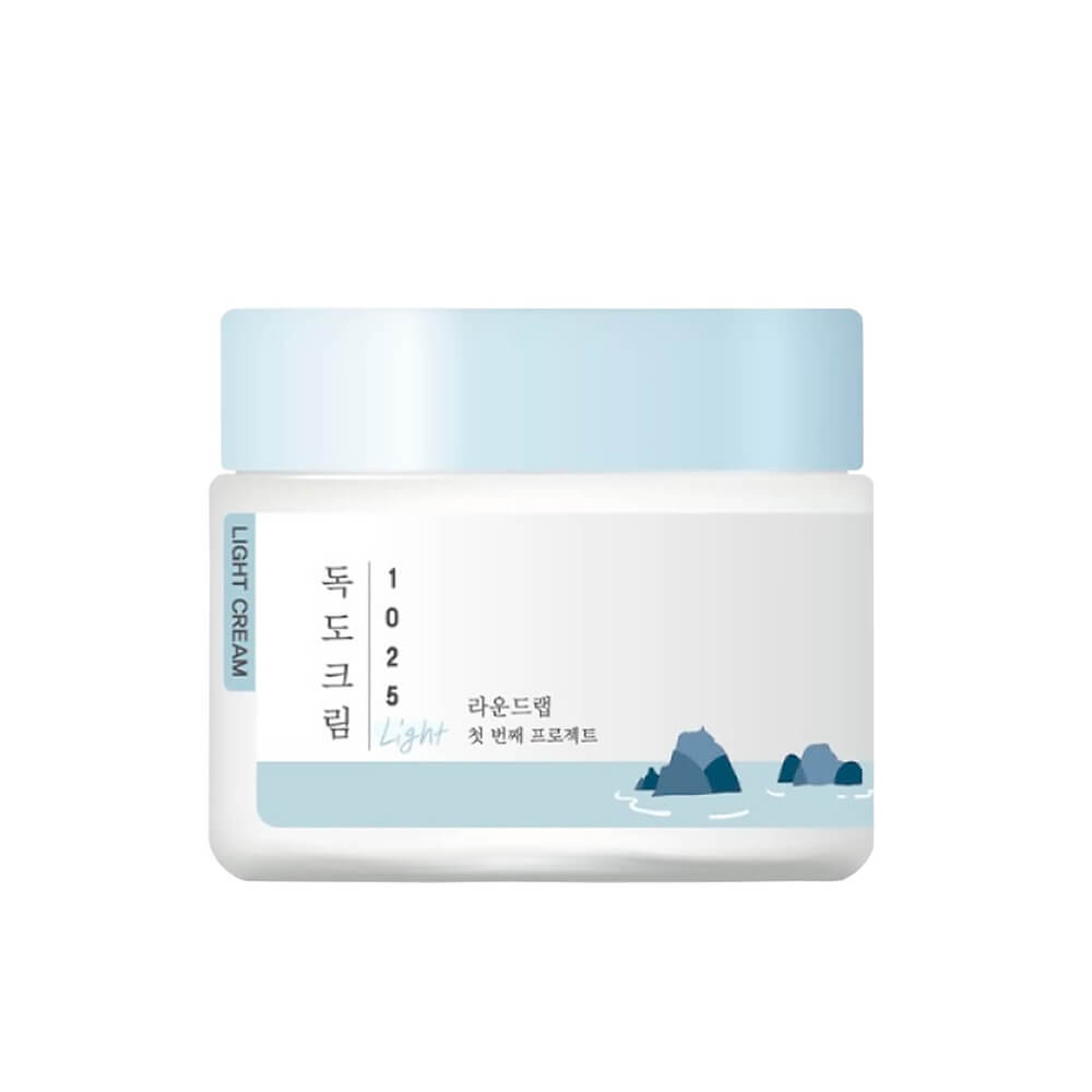Лёгкий увлажняющий крем с комплексом минералов Round Lab 1025 Dokdo Light Cream