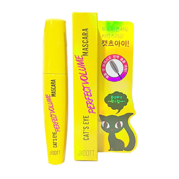 Объемная тушь для ресниц Jigott Cat's Eye Perfect Volume Mascara