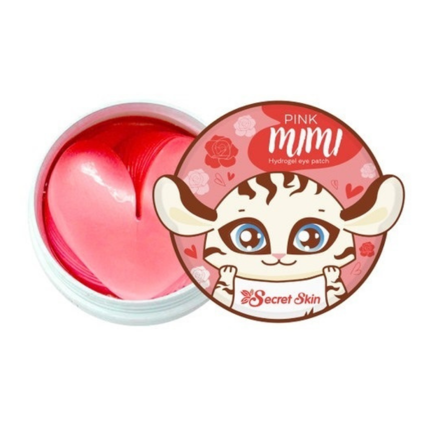 Гидрогелевые патчи для век с экстрактом дамасской розы Secret Skin Pink Mimi Hydrogel Eye Patch