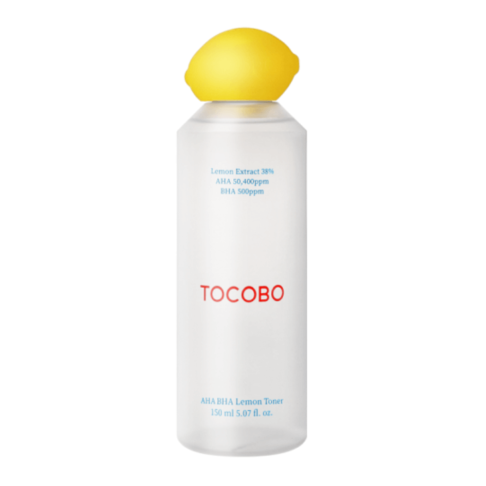 Отшелушивающий тонер с экстрактом лимона и кислотами Tocobo AHA BHA Lemon Toner