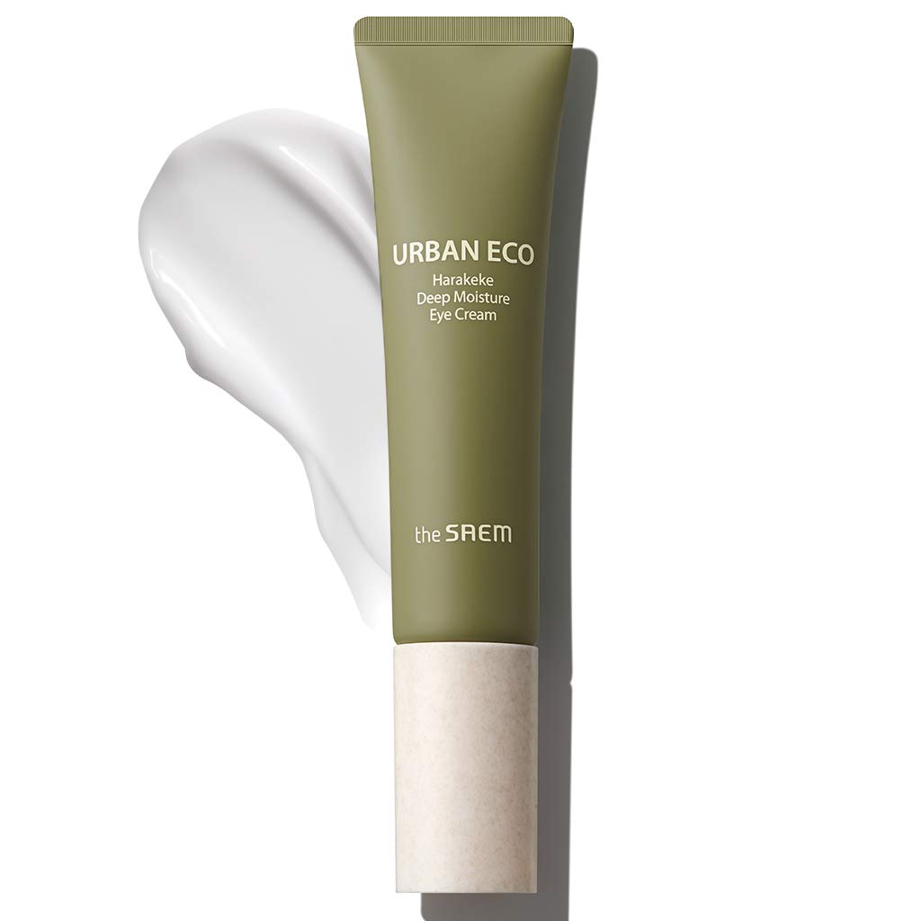 Увлажняющий крем для кожи вокруг глаз с новозеландским льном The Saem Urban Eco Harakeke Deep Moisture Eye Cream