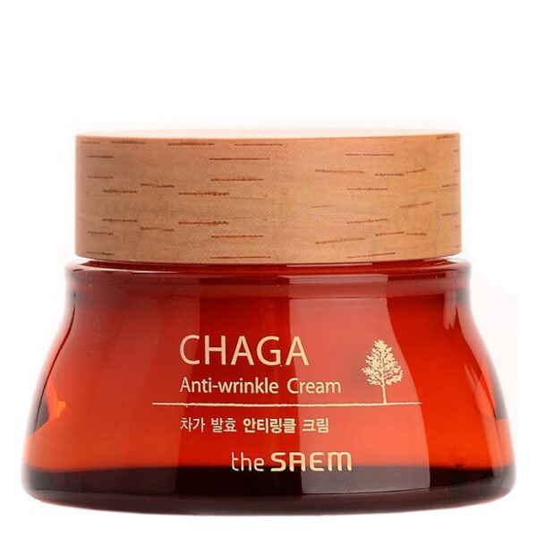 Антивозрастной крем с экстрактом гриба чага The Saem Chaga Anti-Wrinkle Cream