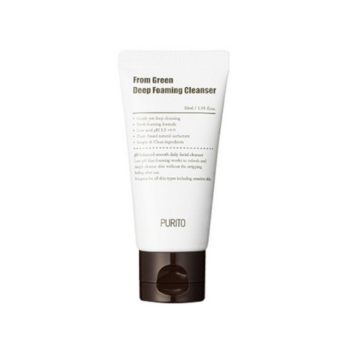 Пенка для умывания с центеллой и зеленым чаем Purito From Green Deep Foaming Cleanser