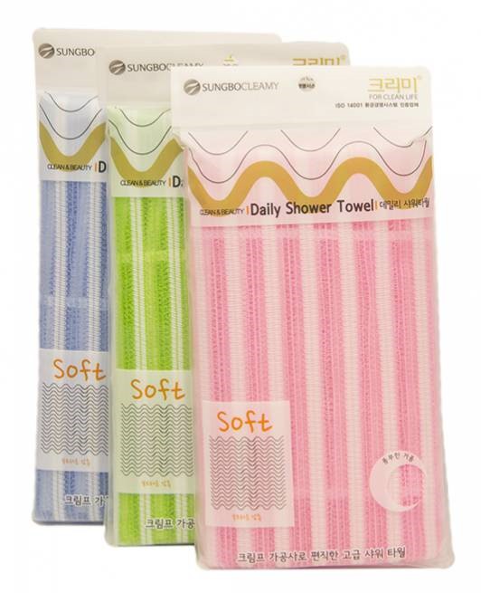 Мочалка для душа Clean and Beauty Daily Shower Towel
