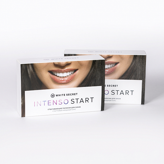 Отбеливающие полоски для зубов (стартовый мощный курс) White Secret Intenso Start 