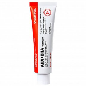 Обновляющий крем с кислотами Medi-Peel AHA BHA 28 Days Hyal Cream 