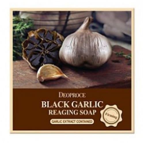 Мыло с экстрактом черного чеснока Deoproce Black Garlic Soap