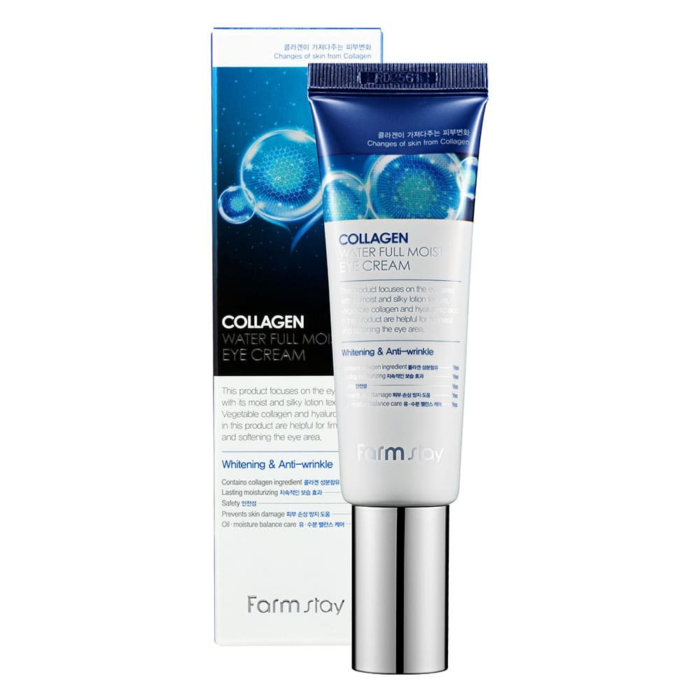 Увлажняющая сыворотка-роллер с коллагеном для век FarmStay Collagen Water Full Moist Rolling Eye Serum