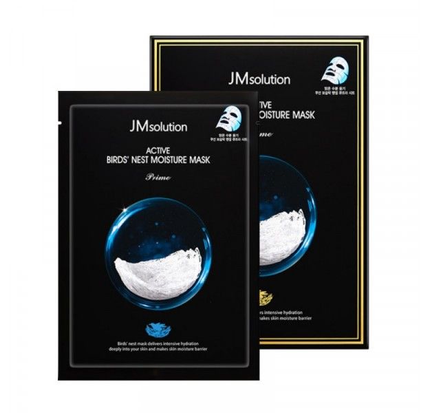 Маска тканевая с экстрактом ласточкиного гнезда JMSolution Active Bird's Nest Moisture Mask Prime