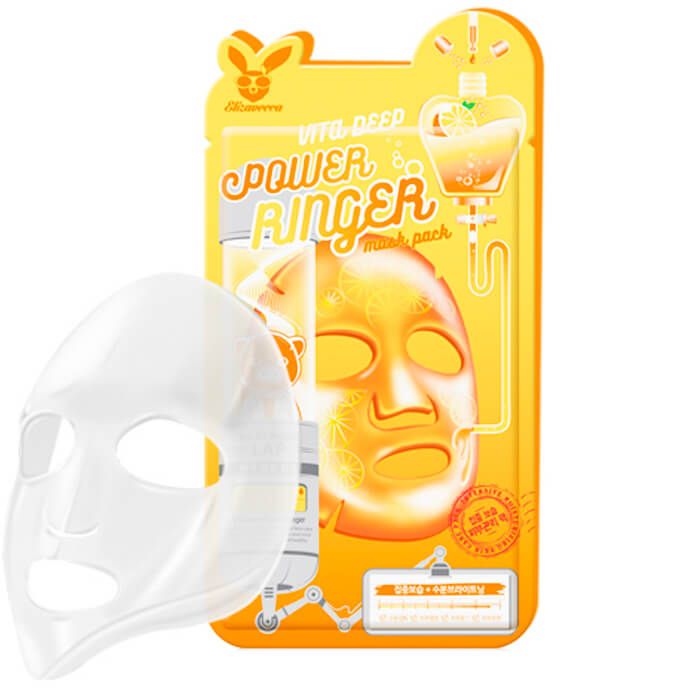Витаминная тканевая маска Elizavecca Vita Deep Power Ringer Mask Pack