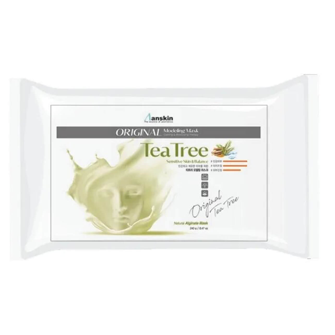 Альгинатная маска для жирной кожи с экстрактом чайного дерева Anskin Teatree Modeling Mask