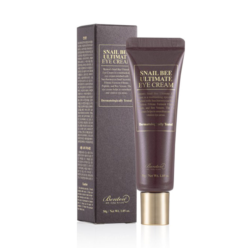 Крем для век с муцином улитки и пчелиным ядом Benton Snail Bee Ultimate Eye Cream