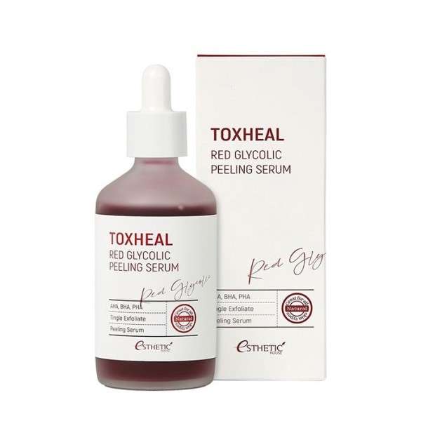 Пилинг-сыворотка с гликолевой кислотой Esthetic House Toxheal Red Glyucolic Peeling Serum