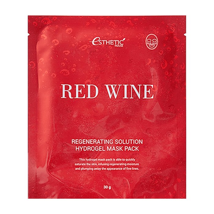 Гидрогелевая маска с экстрактом красного вина Esthetic House Red Wine Regenerating Solution Hydrogel Mask