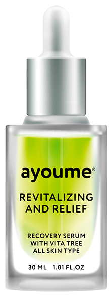 Сыворотка против тусклости кожи с витаминным комплексом Ayoume Vita Tree Revitalizing & Relief Serum