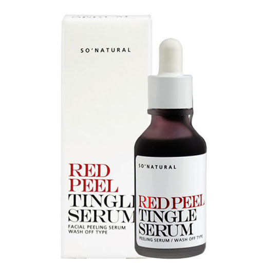 Кислотная пилинг-сыворотка So Natural Red Peel Tingle Serum