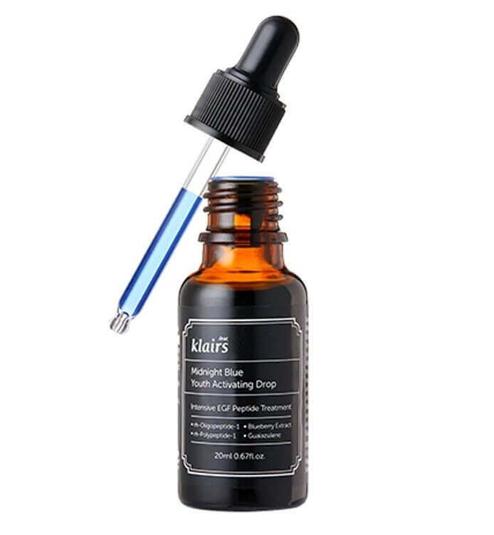 Регенерирующая и омолаживающая сыворотка Klairs Midnight Blue Youth Activating Drop