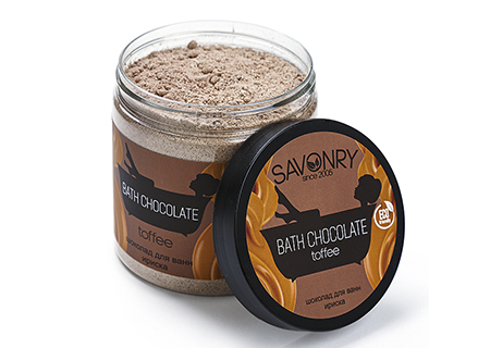 Шоколад для ванн ириска Savonry Bath Chocolate Toffee
