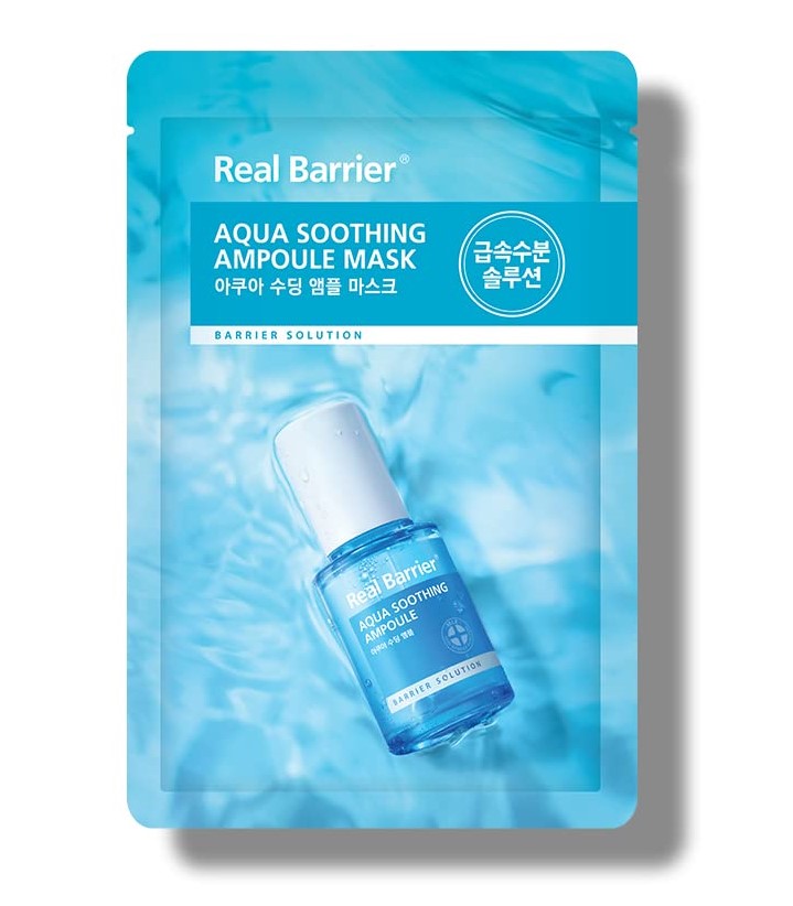 Успокаивающая и увлажняющая тканевая маска Real Barrier Aqua Soothing Ampoule Mask