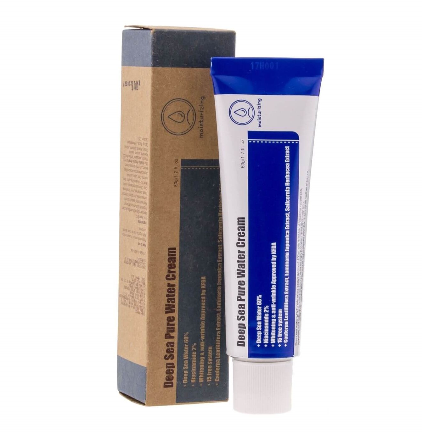 Глубокоувлажняющий крем с морской водой Purito Deep Sea Pure Water Cream