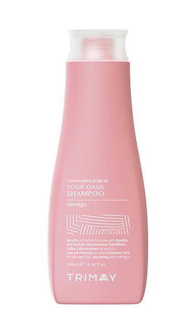 Шампунь для поврежденных волос с кератином Trimay Your Oasis Shampoo Damage Keratin