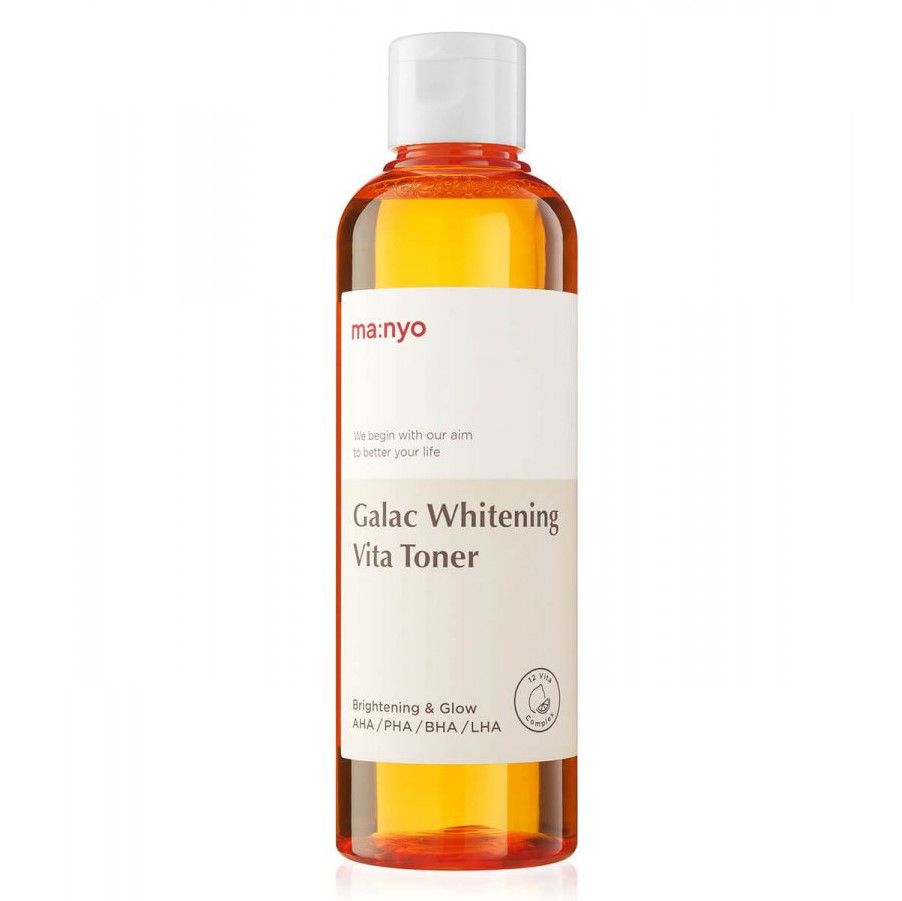 Витаминный тонер против тусклости кожи Manyo Galac Whitening Vita Toner
