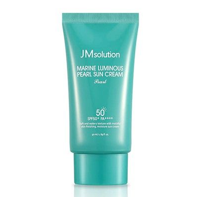 Легкий увлажняющий солнцезащитный крем c экстрактом жемчуга JMSolution Marine Luminous Pearl Sun Cream SPF50+ PA++++