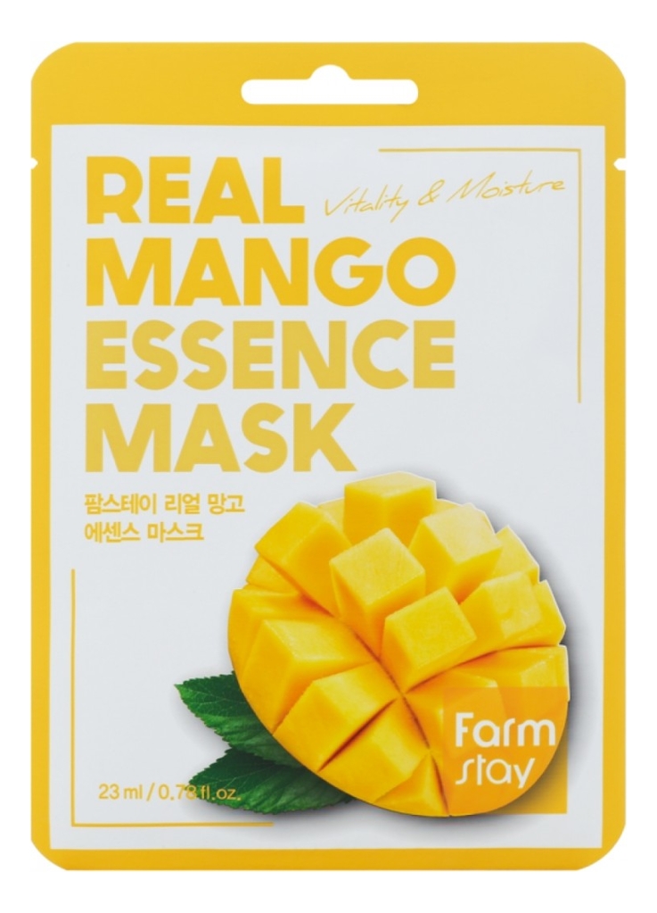 Тканевая маска с экстрактом манго FarmStay Real Mango Essence Mask