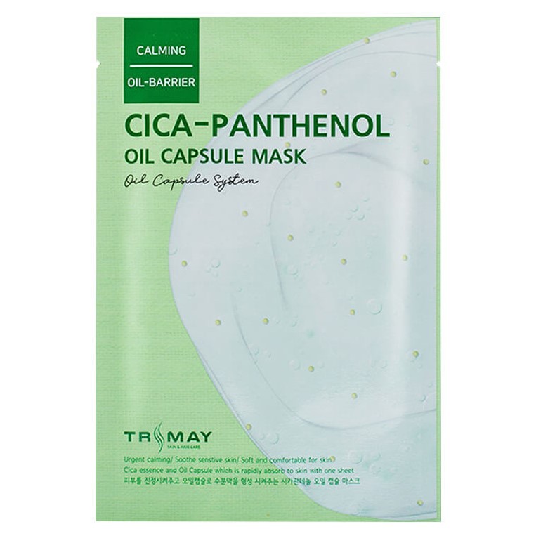 Тканевая капсульная маска для лица Trimay Cica-Panthenol Oil Capsule Mask 