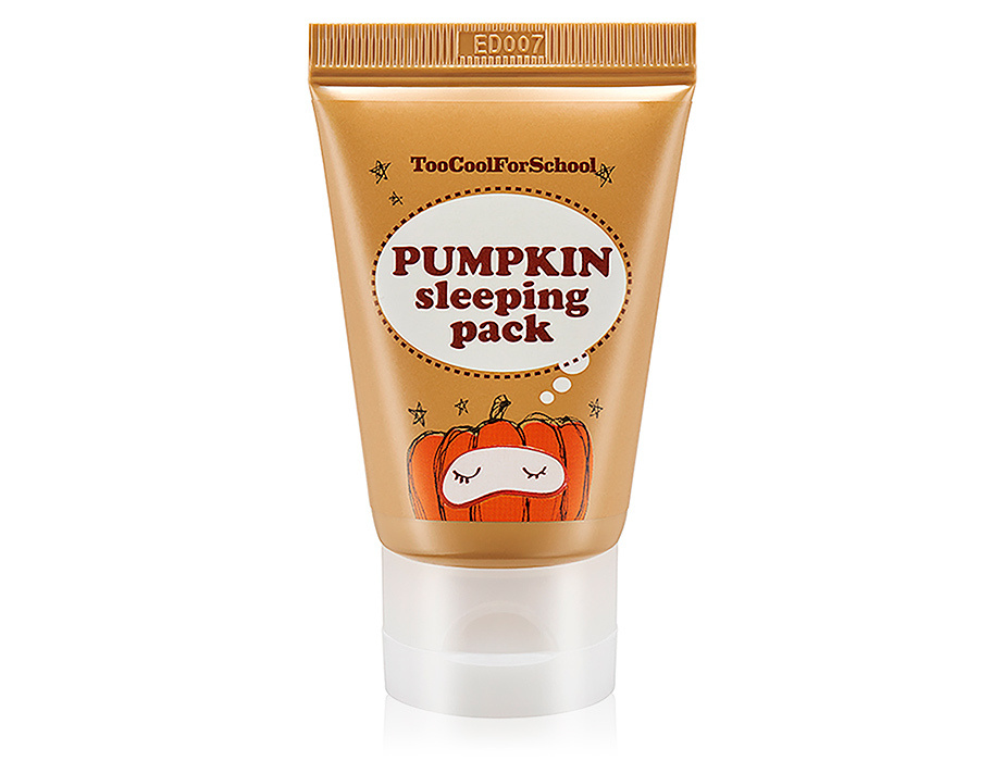 Ночная маска с экстрактом тыквы Too Cool For School Pumpkin Sleeping Pack