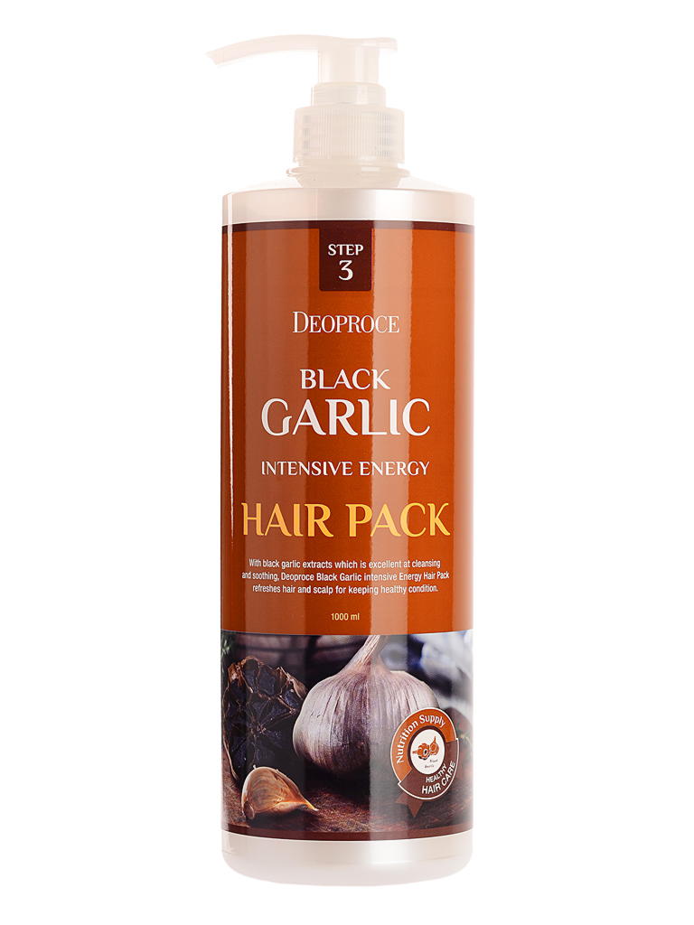 Маска для волос с экстрактом черного чеснока Deoproce Black Garlic Intensive Energy Hair