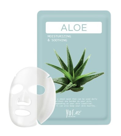 Тканевая маска с экстрактом алоэ YU.R ME Aloe Sheet Mask