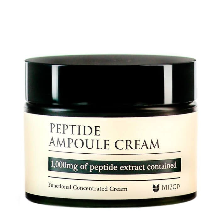 Высококонцентрированный пептидный крем для укрепления кожи Mizon Peptide Ampoule Cream
